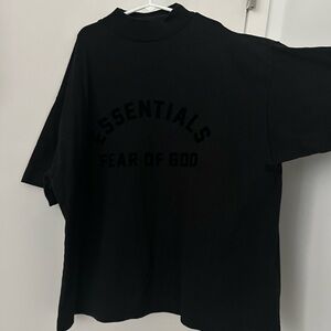 Fear of God Essentials Oversized Black Tee